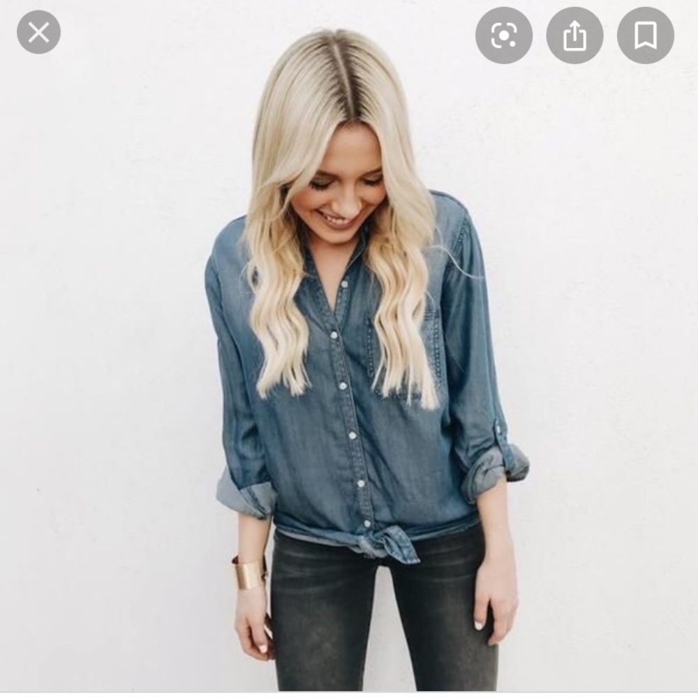 CJLA Chambray Top